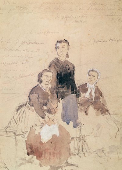 Le tre petroleuses, dopo il 1870 da Daniel Urrabieta Vierge